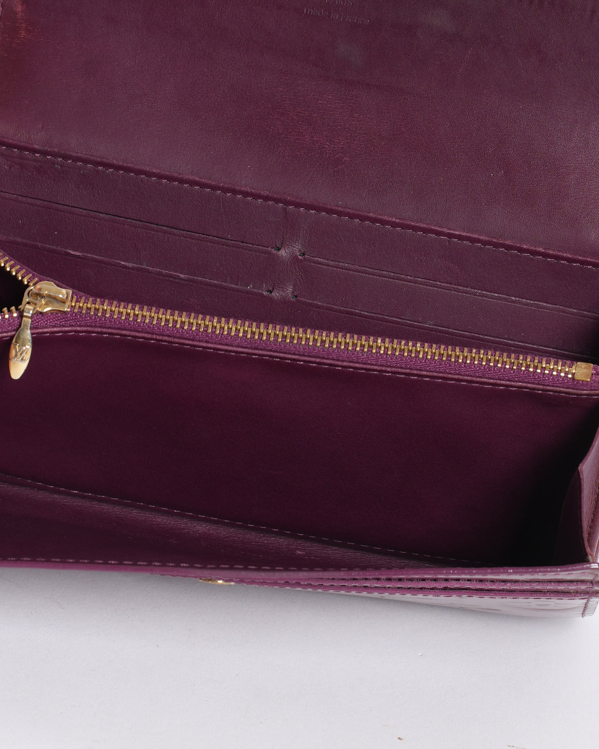 Louis Vuitton Monogram Snap Wallet In Patent Leather