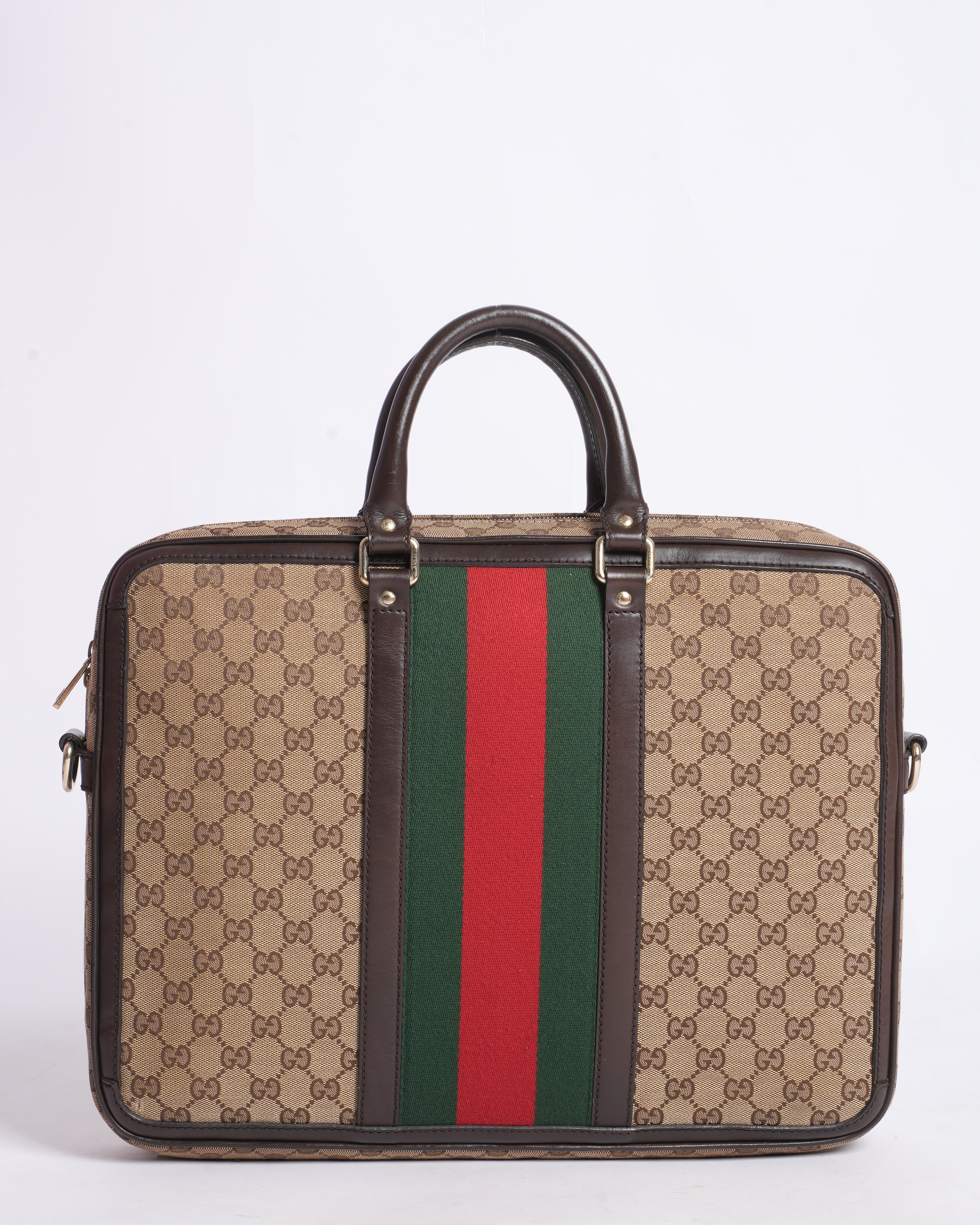 Gucci Ophidia GG Supreme Top Handle Bag - Authentic Pre-loved My