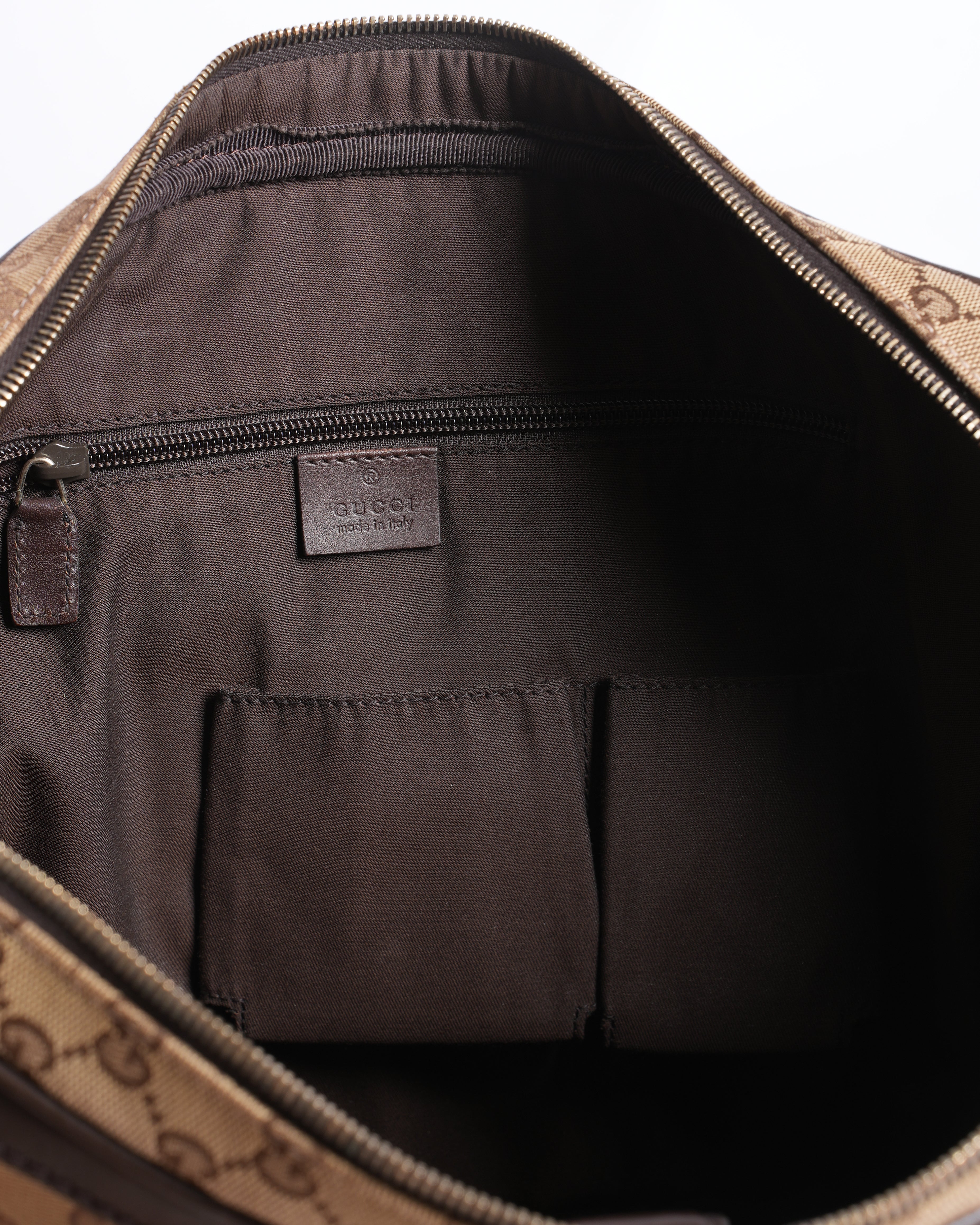 Gucci 
Ophidia Top Handle leather handbag