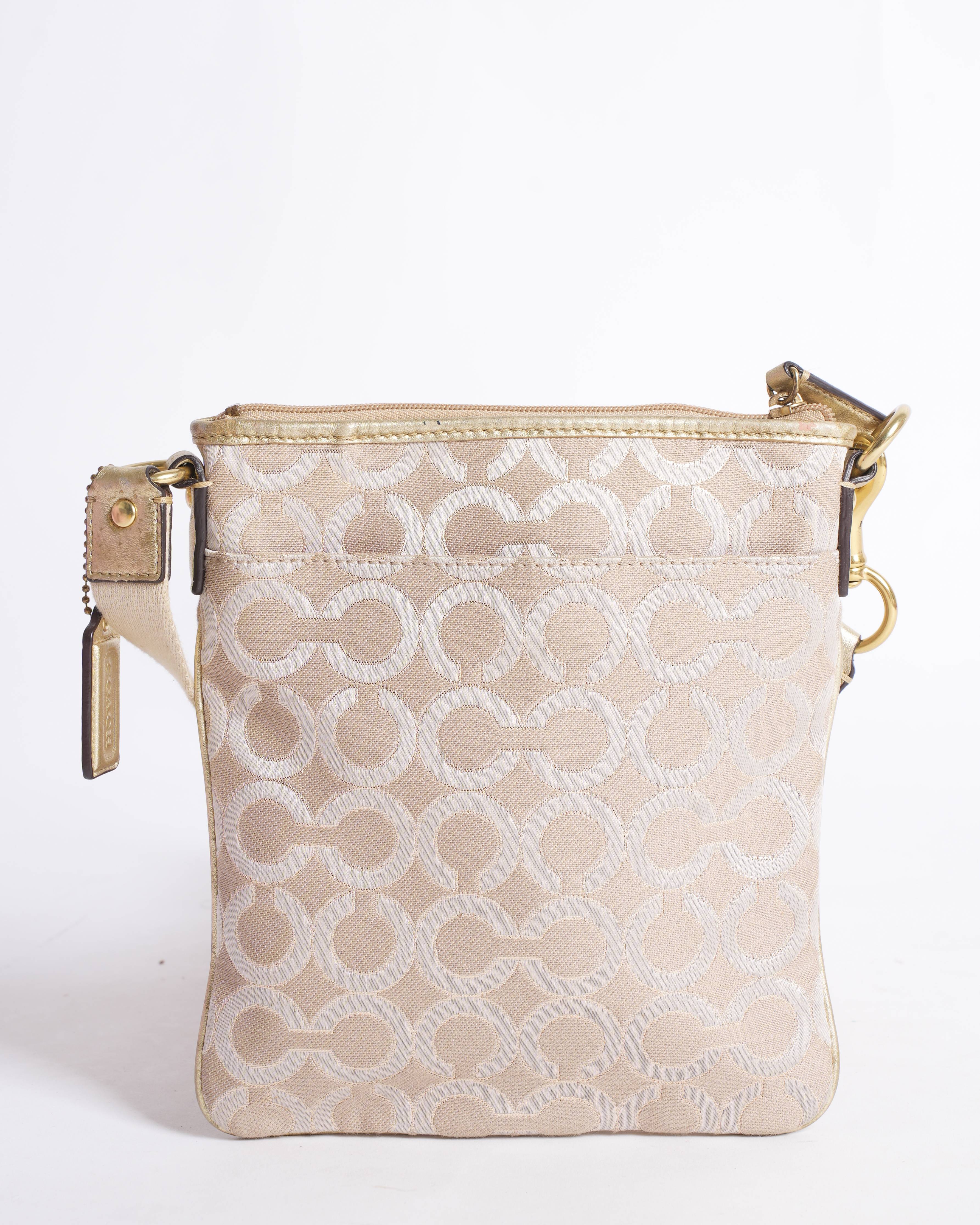 Coach Canvas Crossbody Messenger Bag