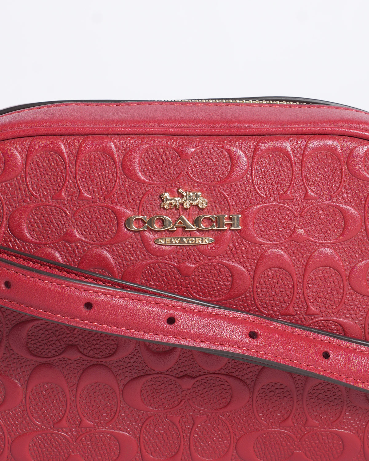 New Coach mini Jamie camera bag in red