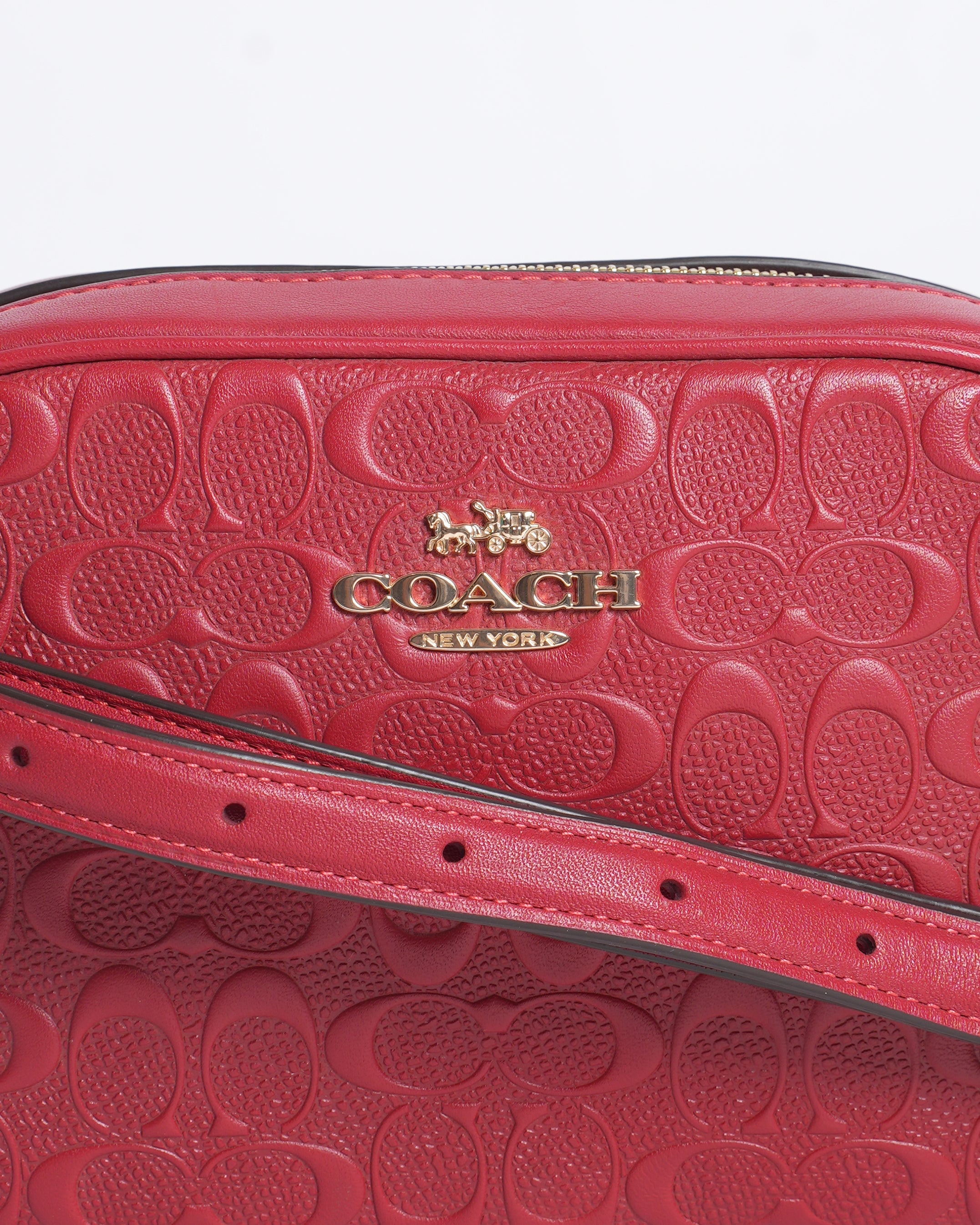 New Coach mini Jamie camera bag in red