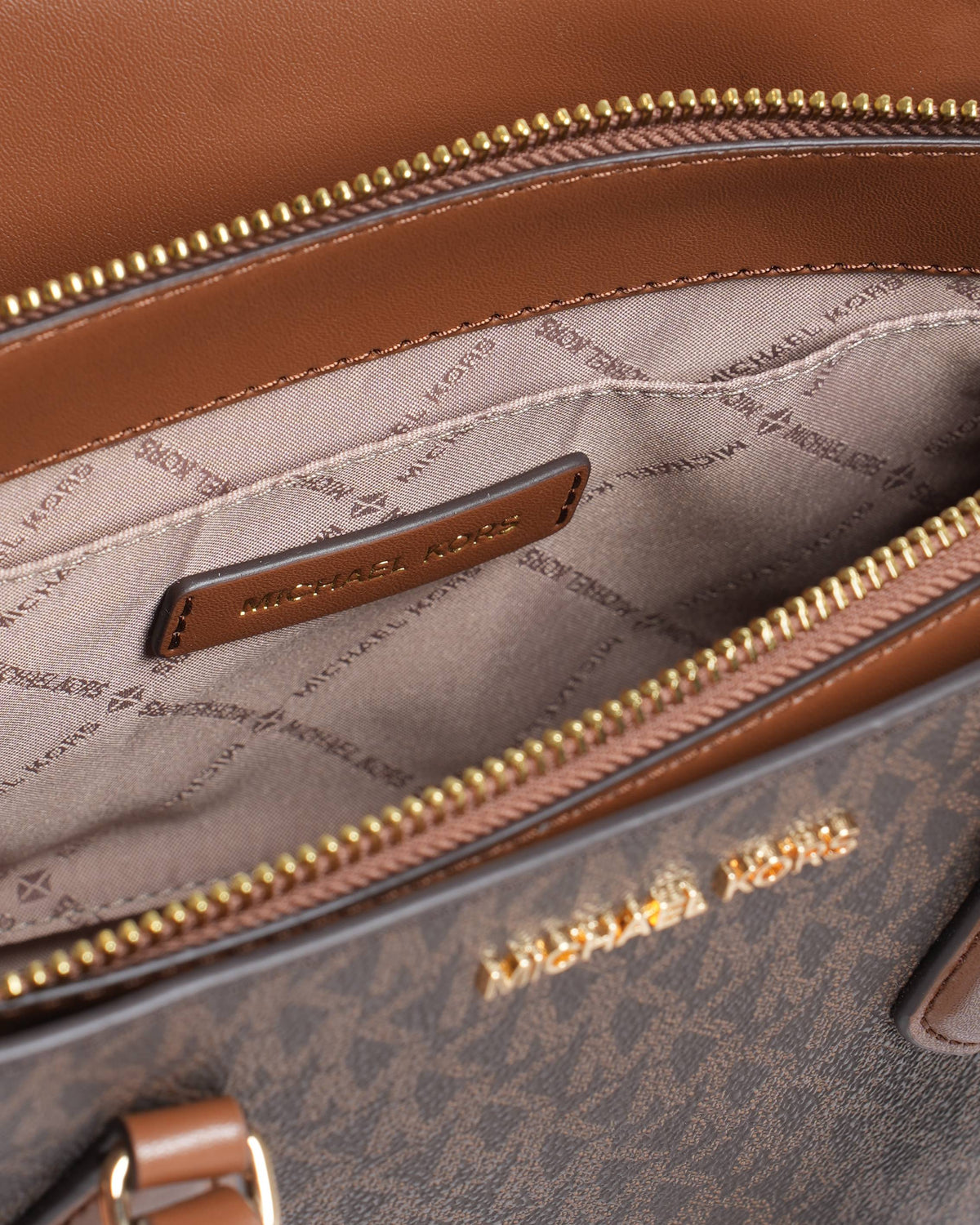 New Michael Kors Brown Satchel Bag