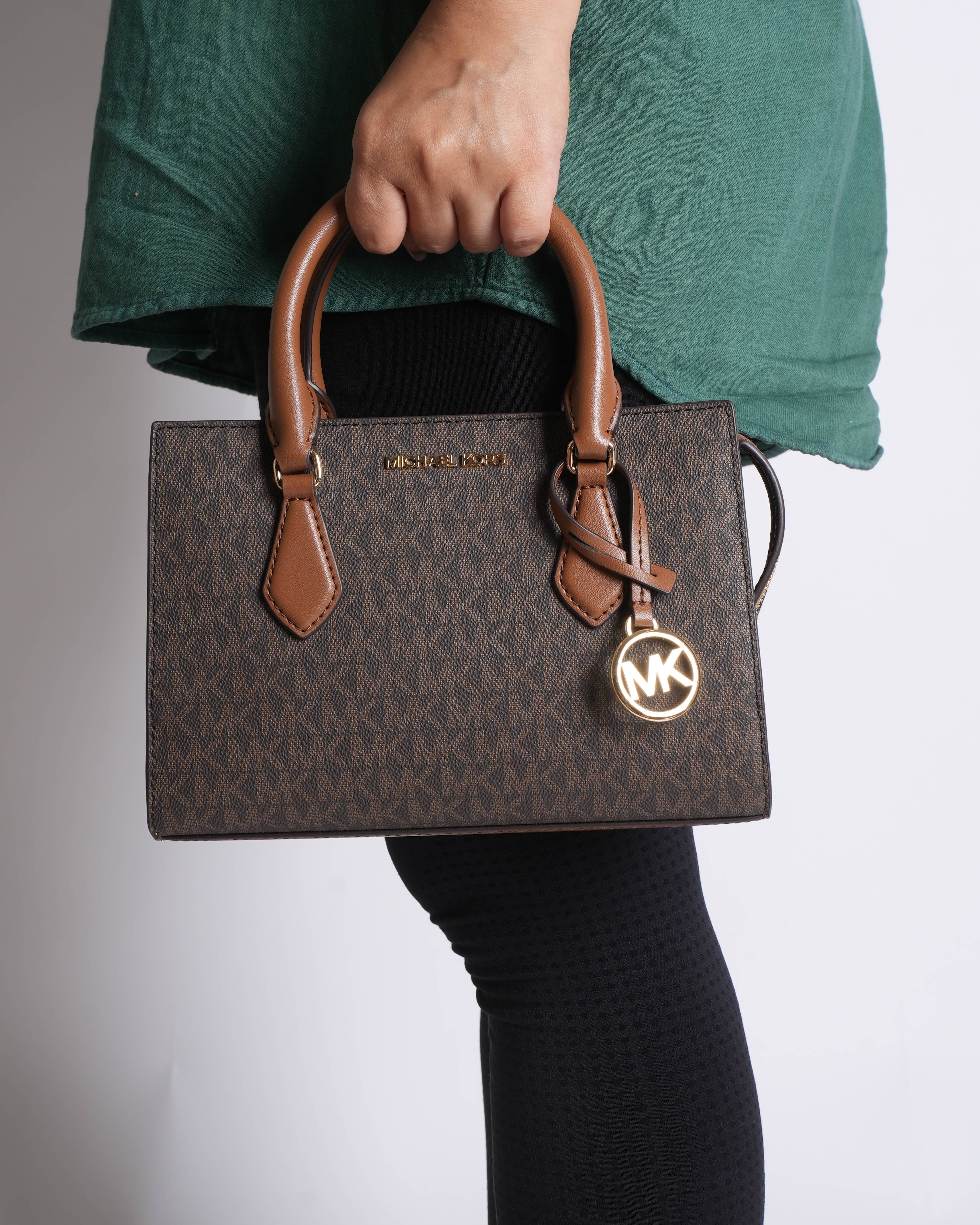 New Michael Kors Brown Satchel Bag