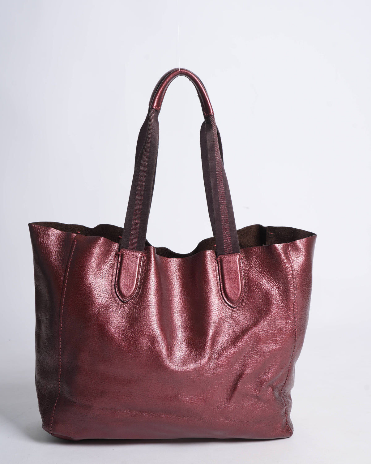 Coach Metallic Wine Derby tote bag