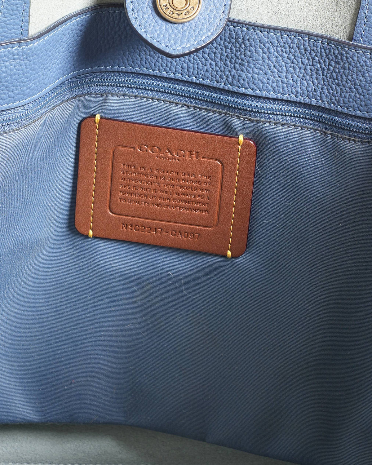 COACH Colourblock Kia Tote Bag