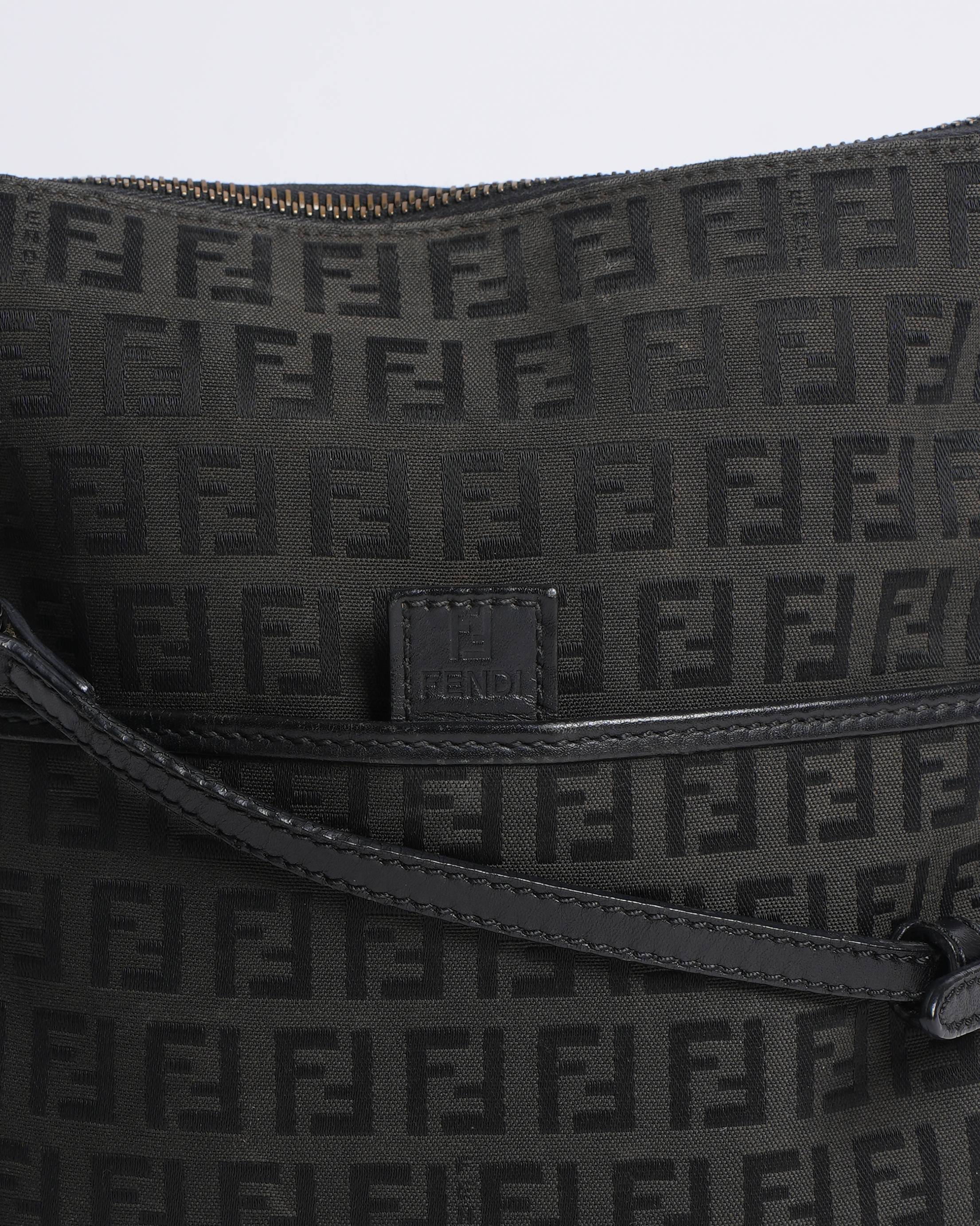 Fendi 
Zucchino FF Crossbody Bag Vintage