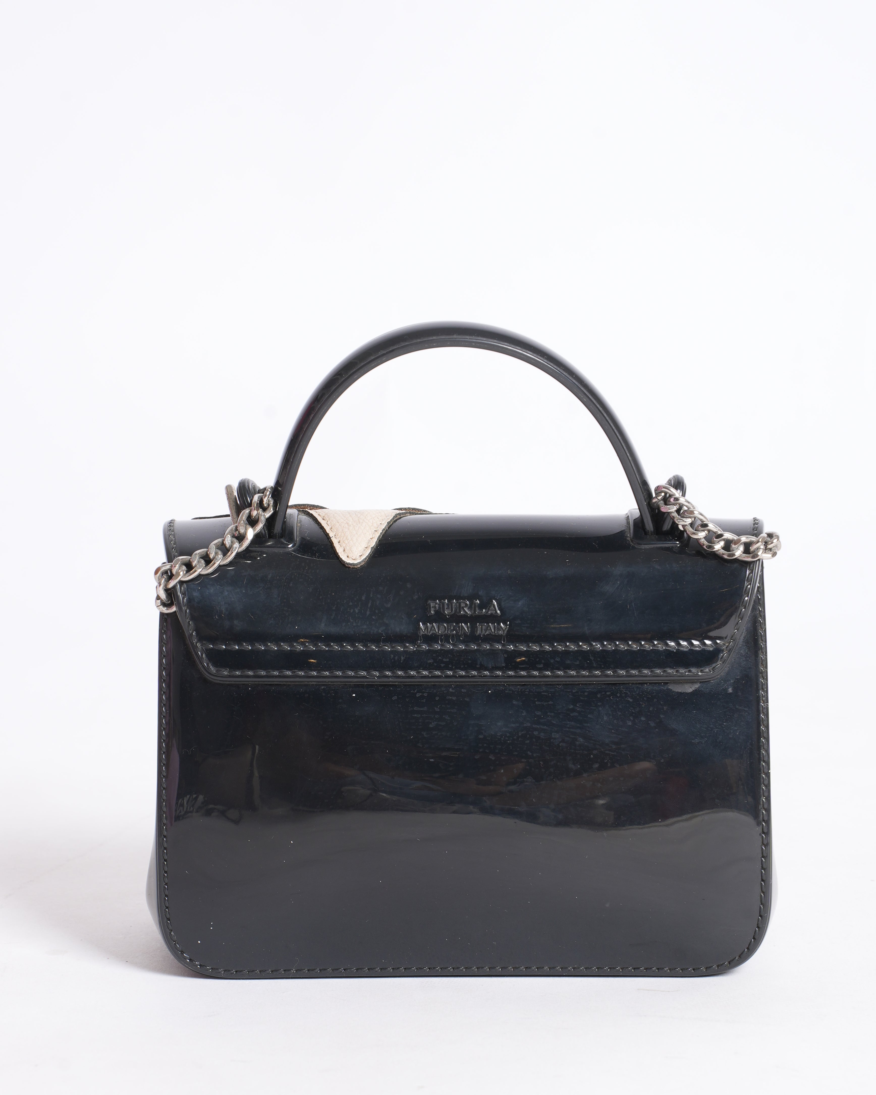 Furla mini metropolis top handle climbing crossbody bag