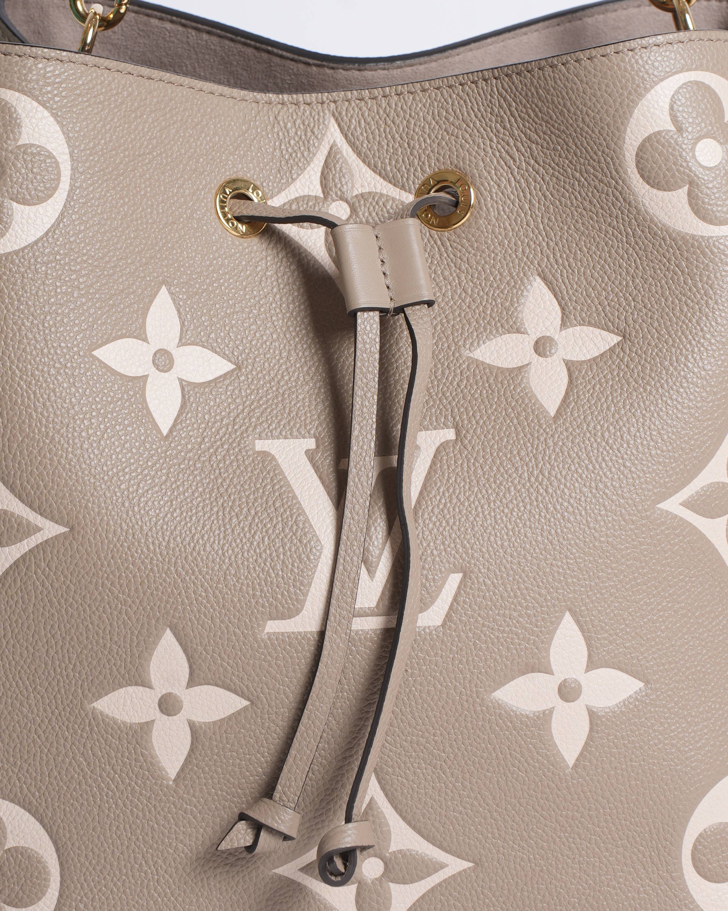 Louis vuitton Néonoé bicolor monogram empreinte mm bag