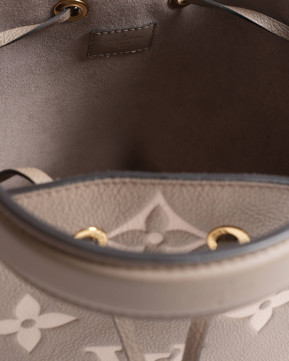 Louis vuitton Néonoé bicolor monogram empreinte mm bag