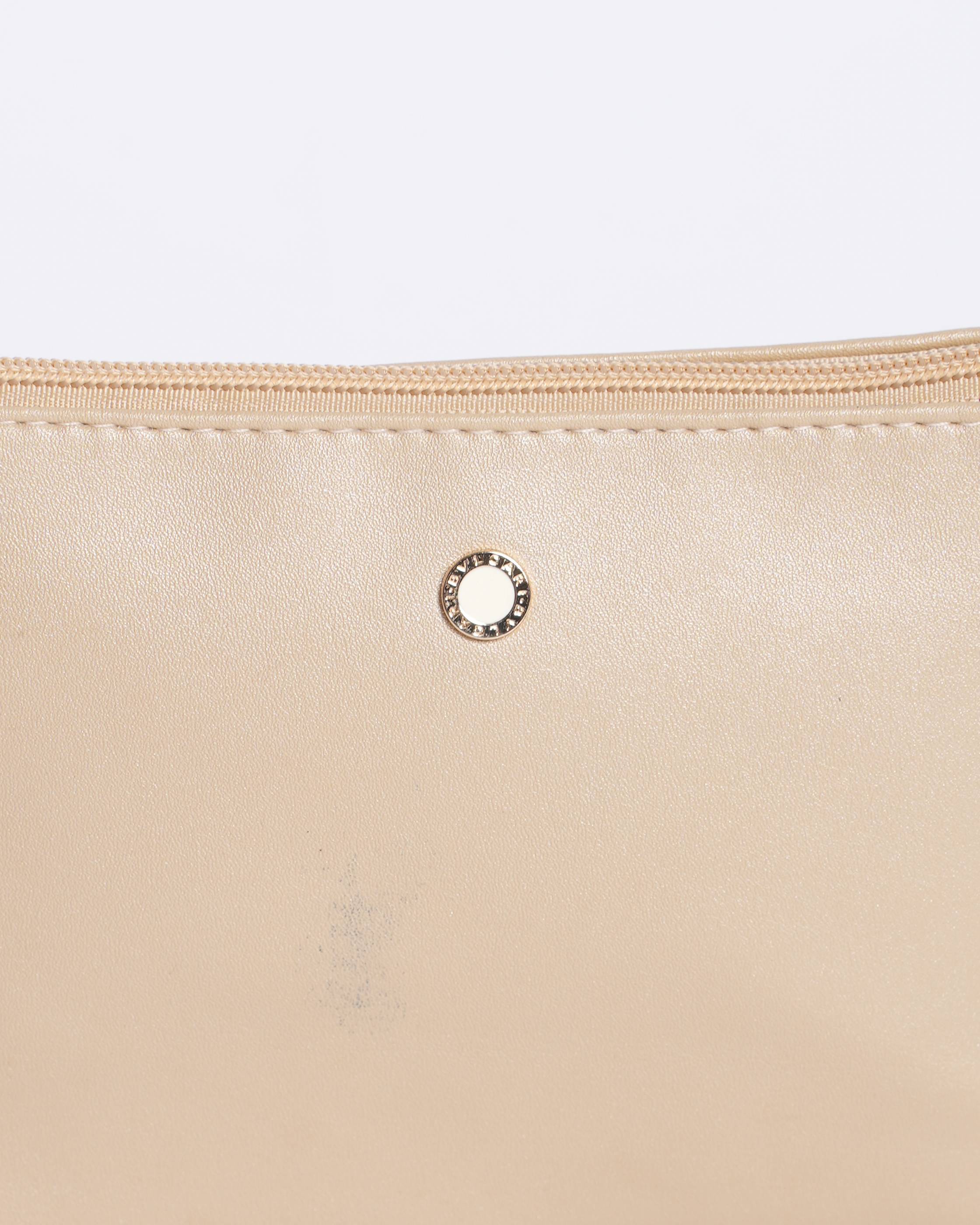 Bvlgari Golden Logo Enamel Pouch - Authentic Pre-loved My Almari