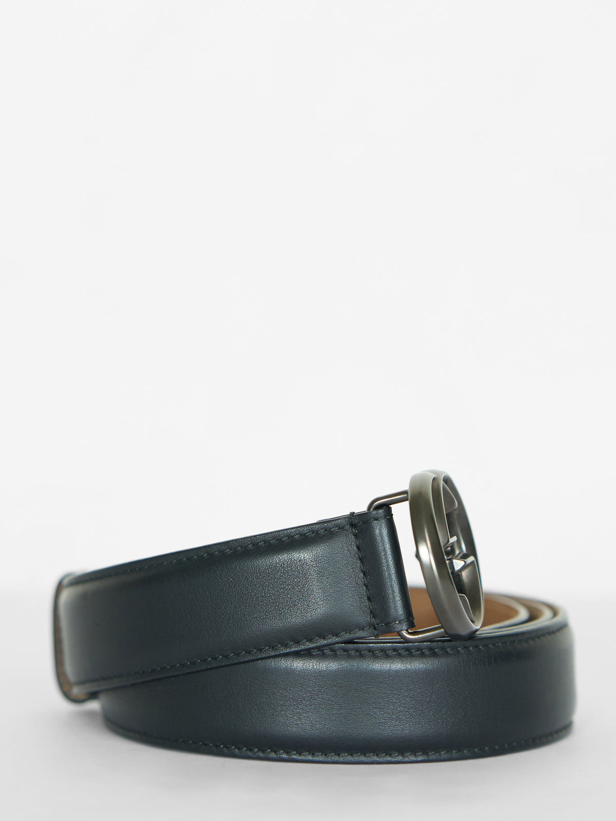 Gucci Interlocking GG Leather Belt