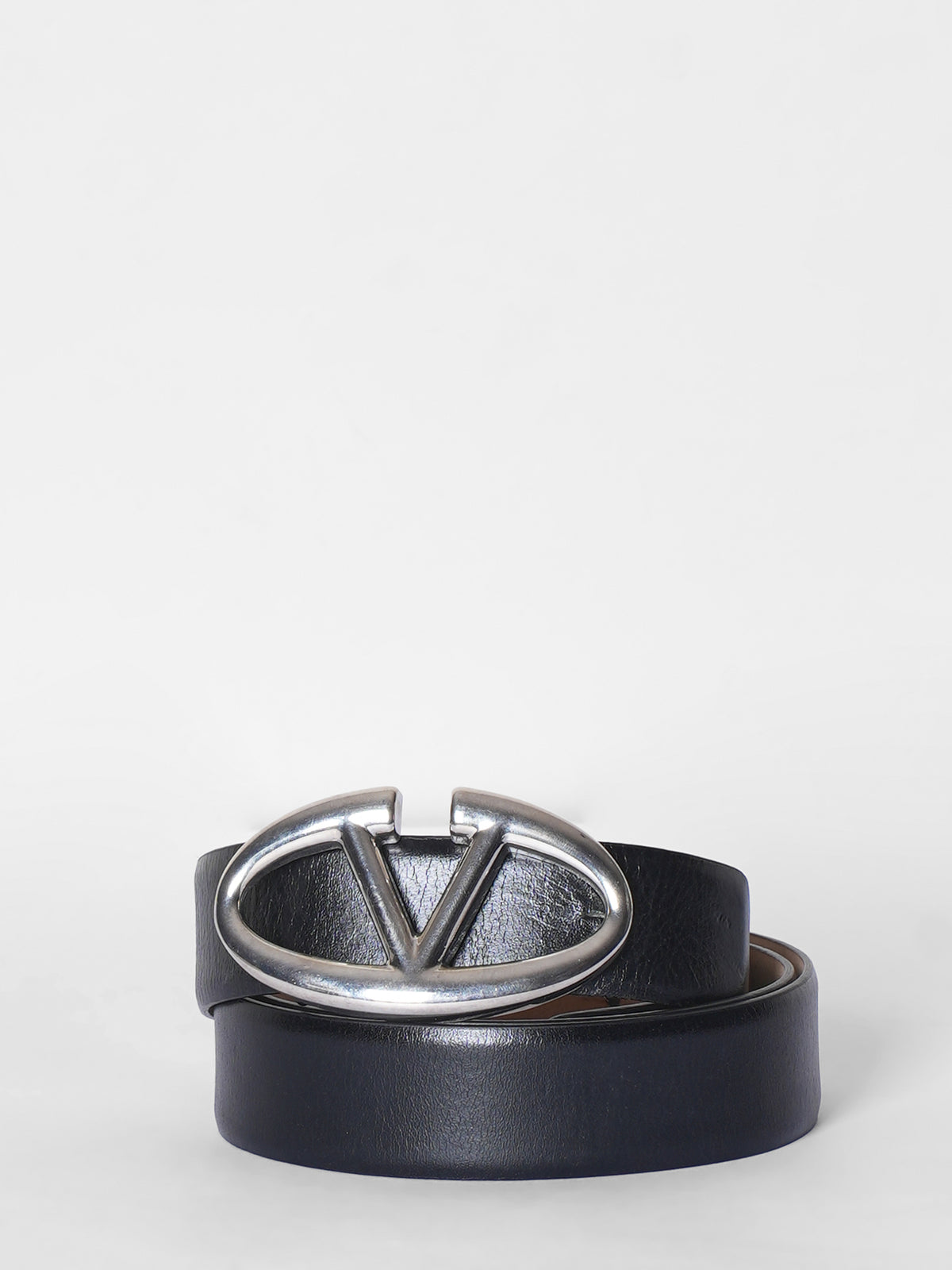 Valentino Womens Patent Leather Belt