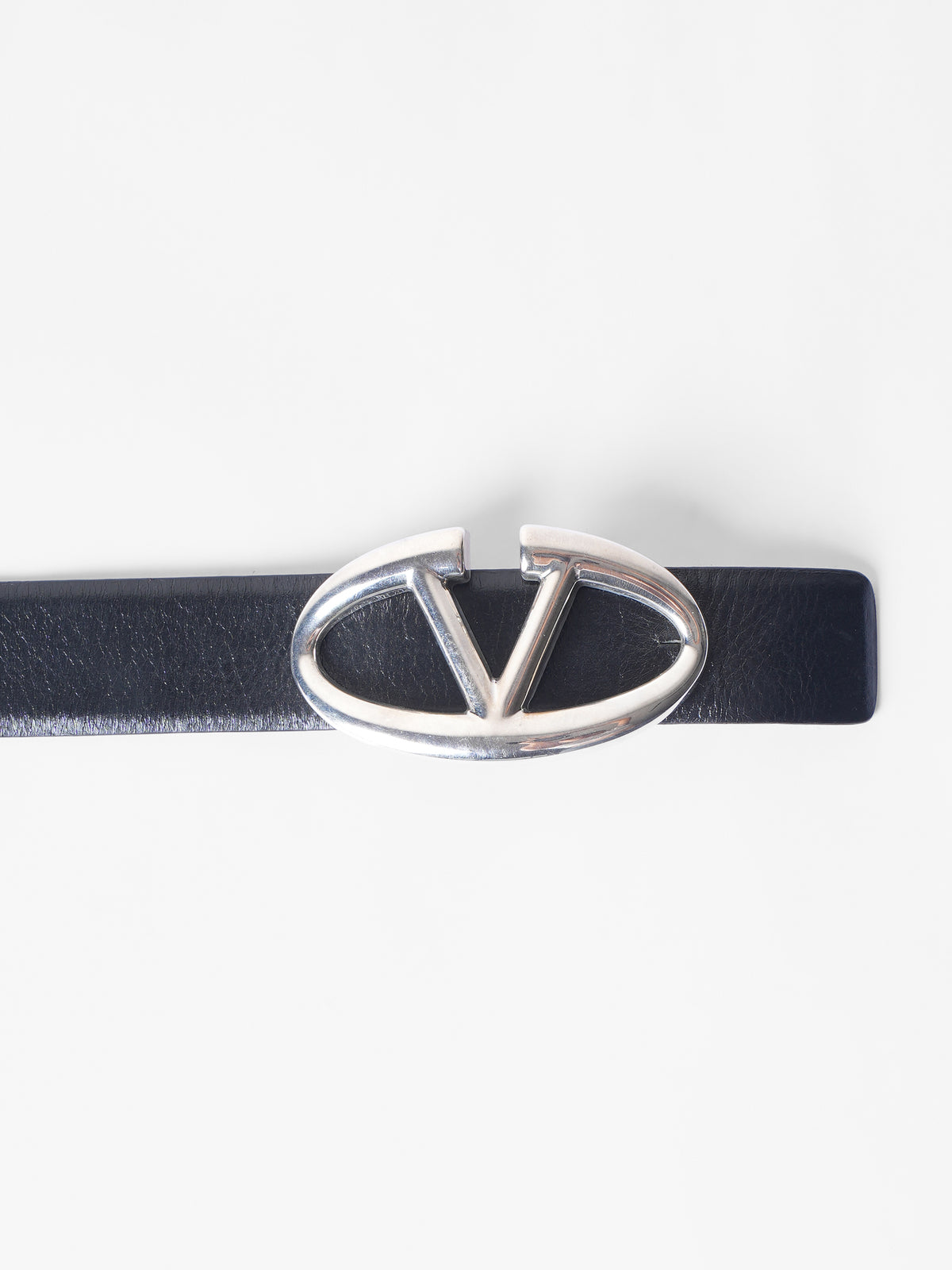 Valentino Womens Patent Leather Belt