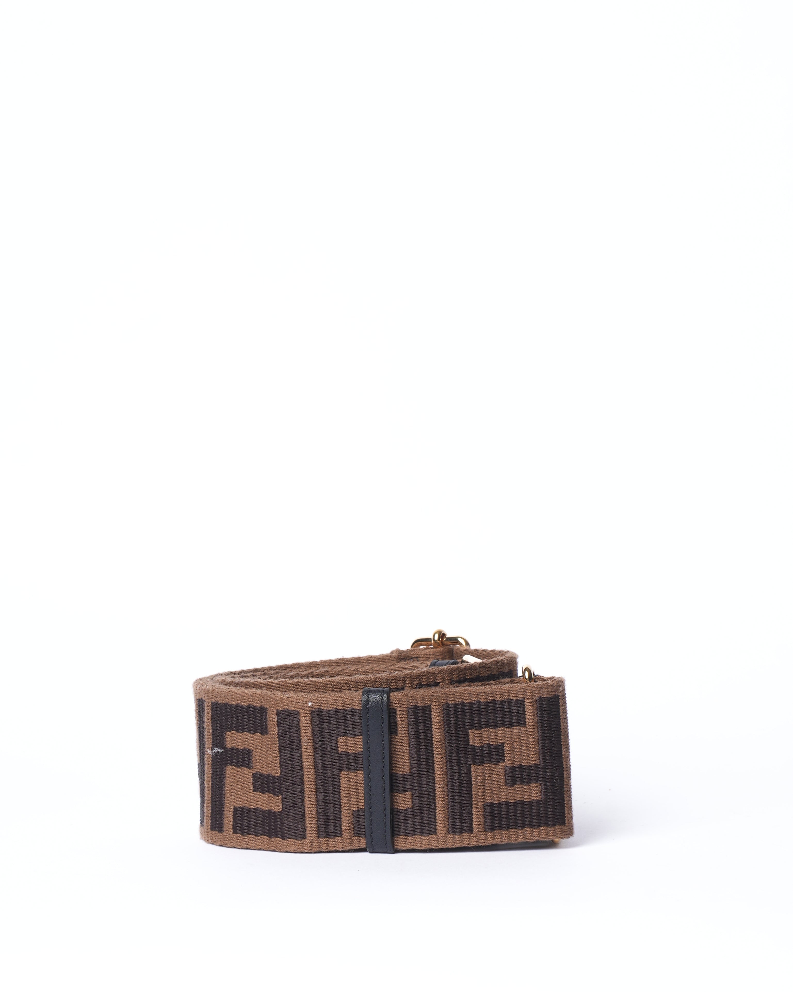 *New* Fendi 'Strap You' Brown Canvas Shoulder Strap