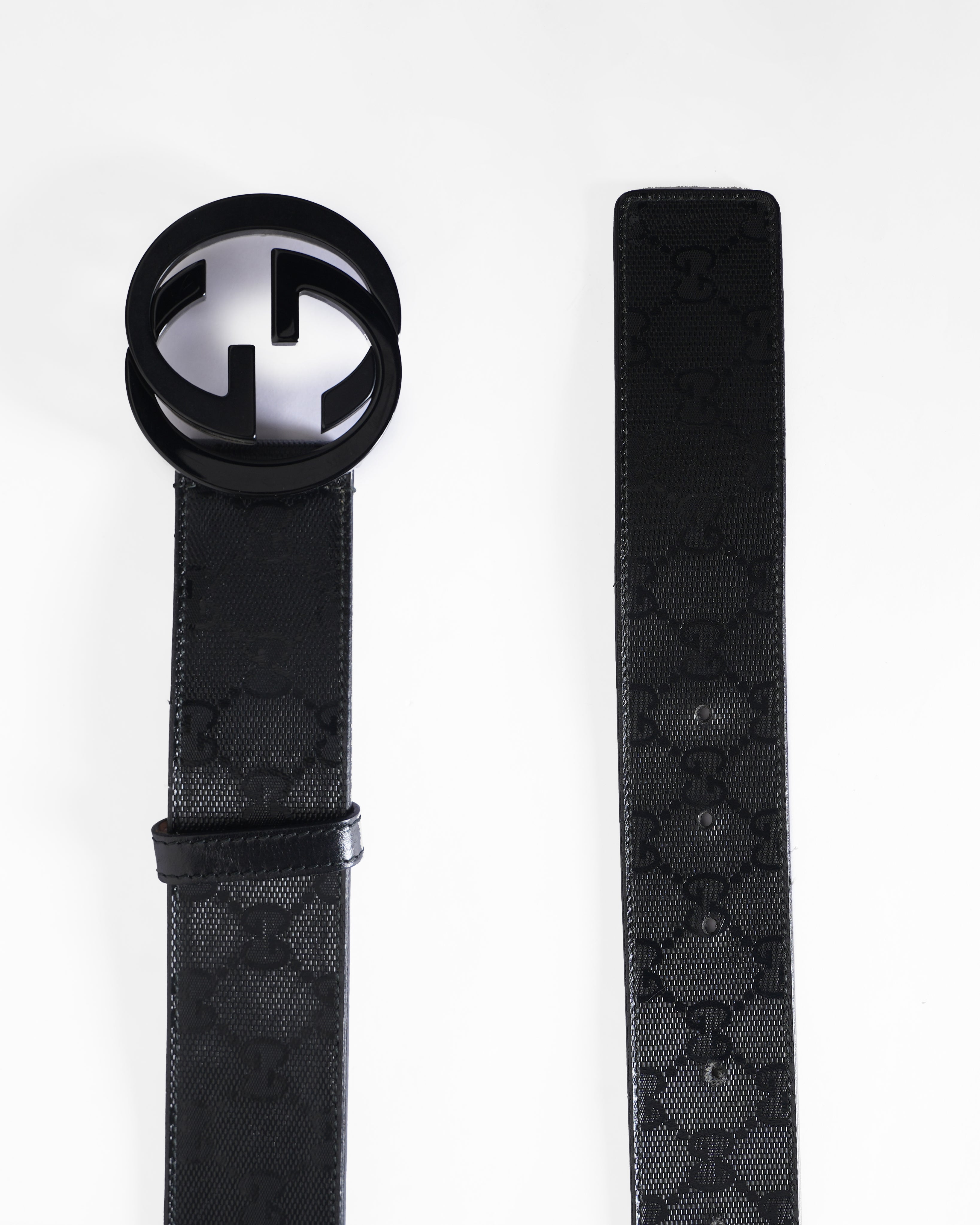 Gucci GG Interlock Black Belt