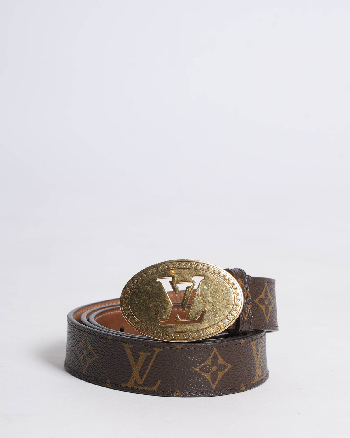 Louis Vuitton Vintage Women's Monogram Buckle Belt