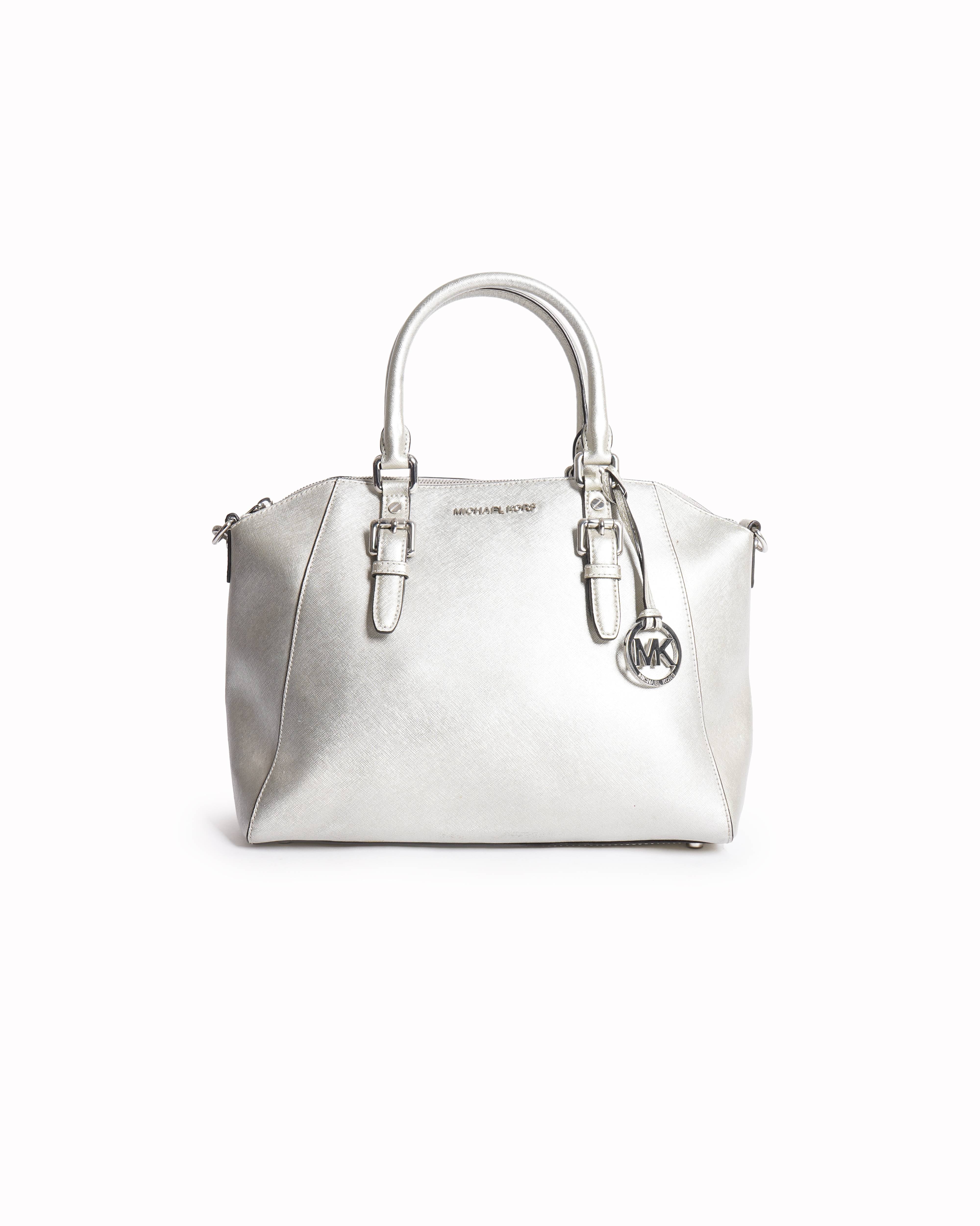 Michael Kors Handbag In Silver Tone