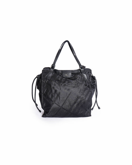 Burberry Black Nylon and Leather Buckleigh Tote