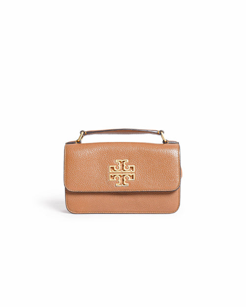 Tory Burch Leather Britten Mini Crossbody Bag
