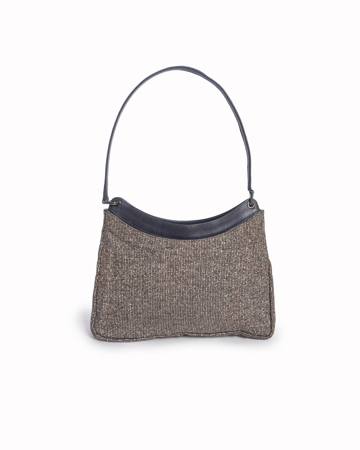 Bally Mesh Tweed Shoulder Bag