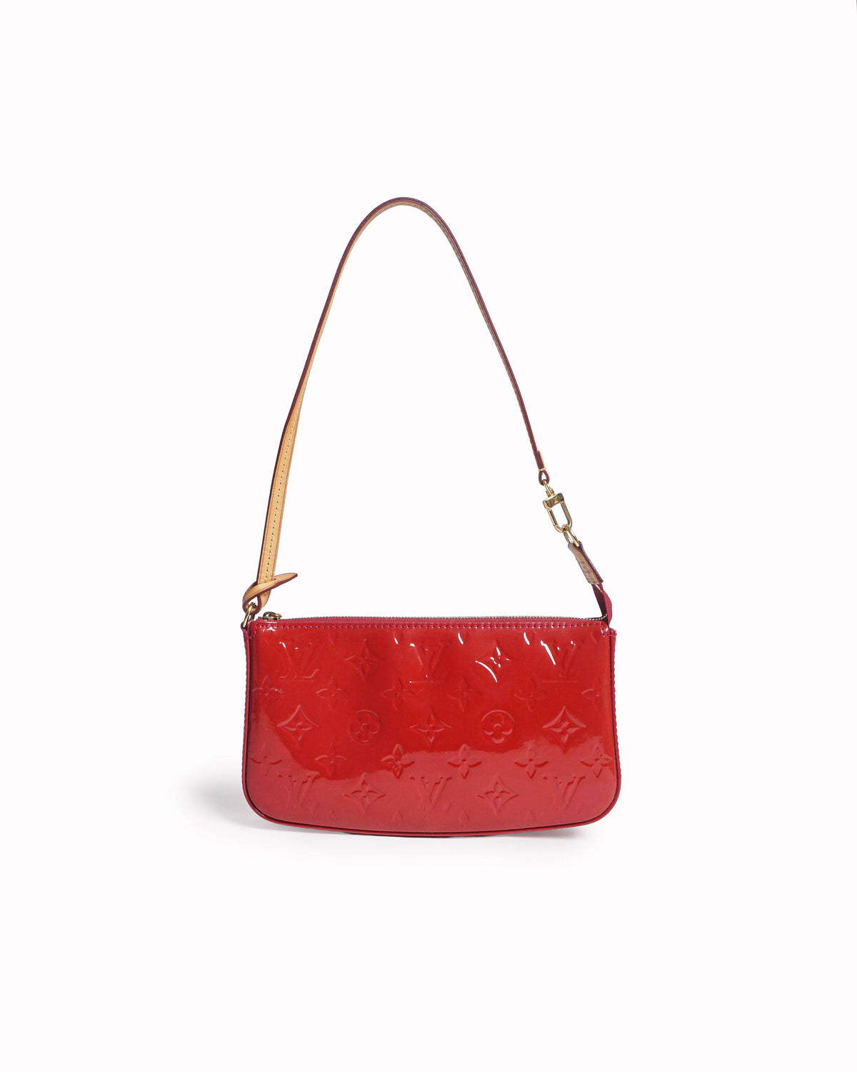 Louis Vuitton Red Monogram Vernis Lexington Pochette