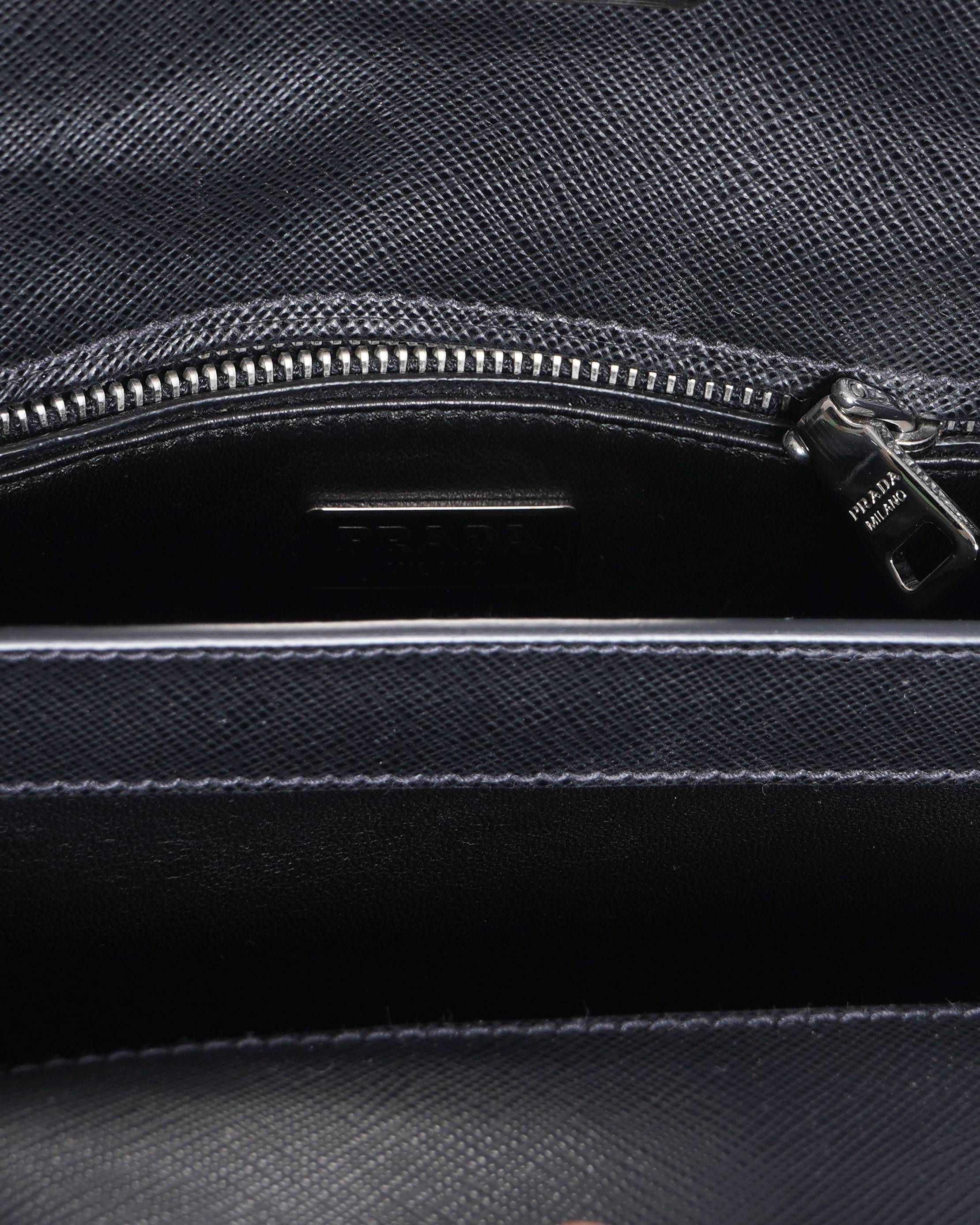 Prada Saffiano Stampato Mini Crossbody Bag