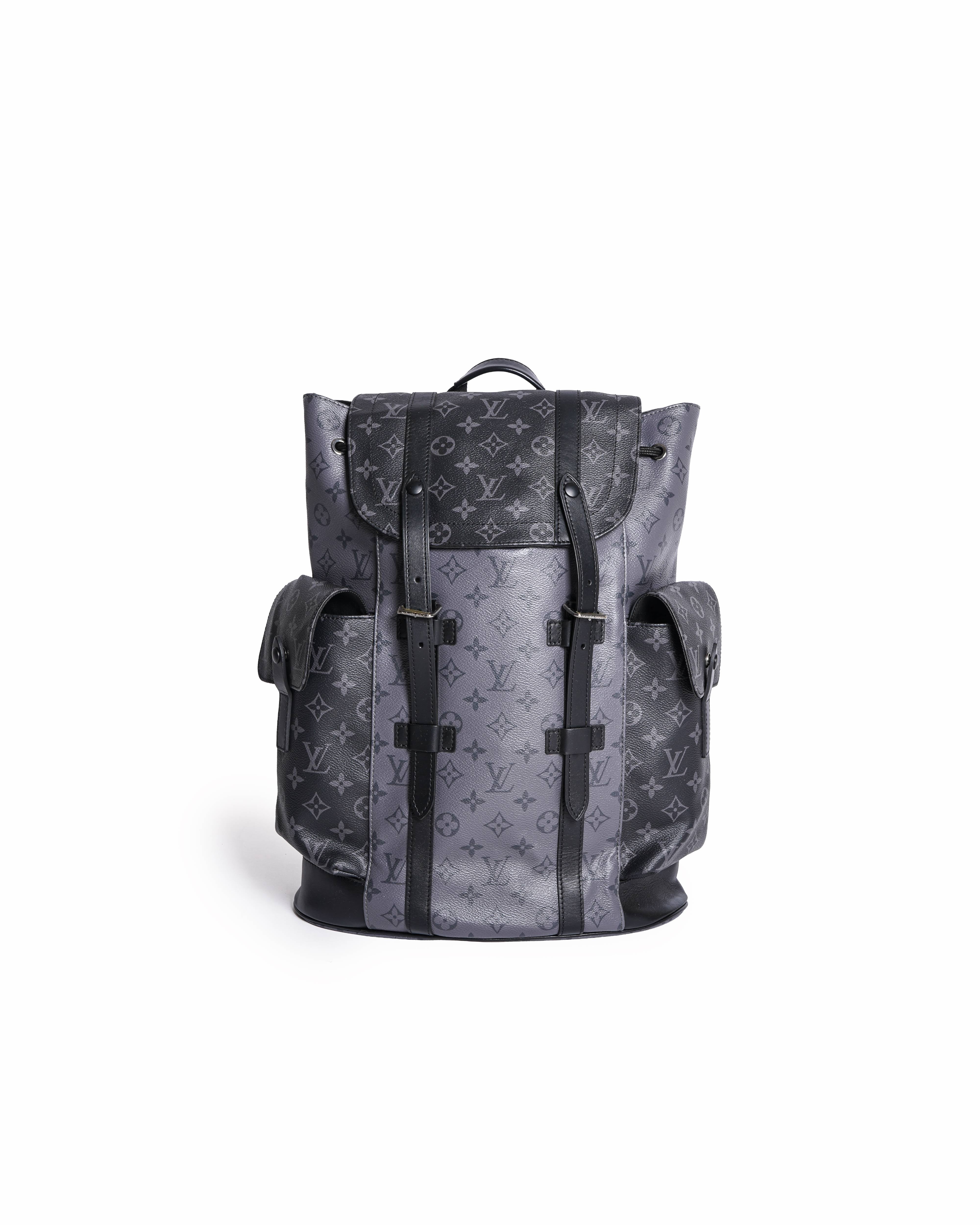 Louis Vuitton Monogram Eclipse Christopher MM Backpack