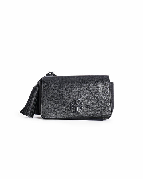 Tory Burch Tassel Black Crossbody Bag