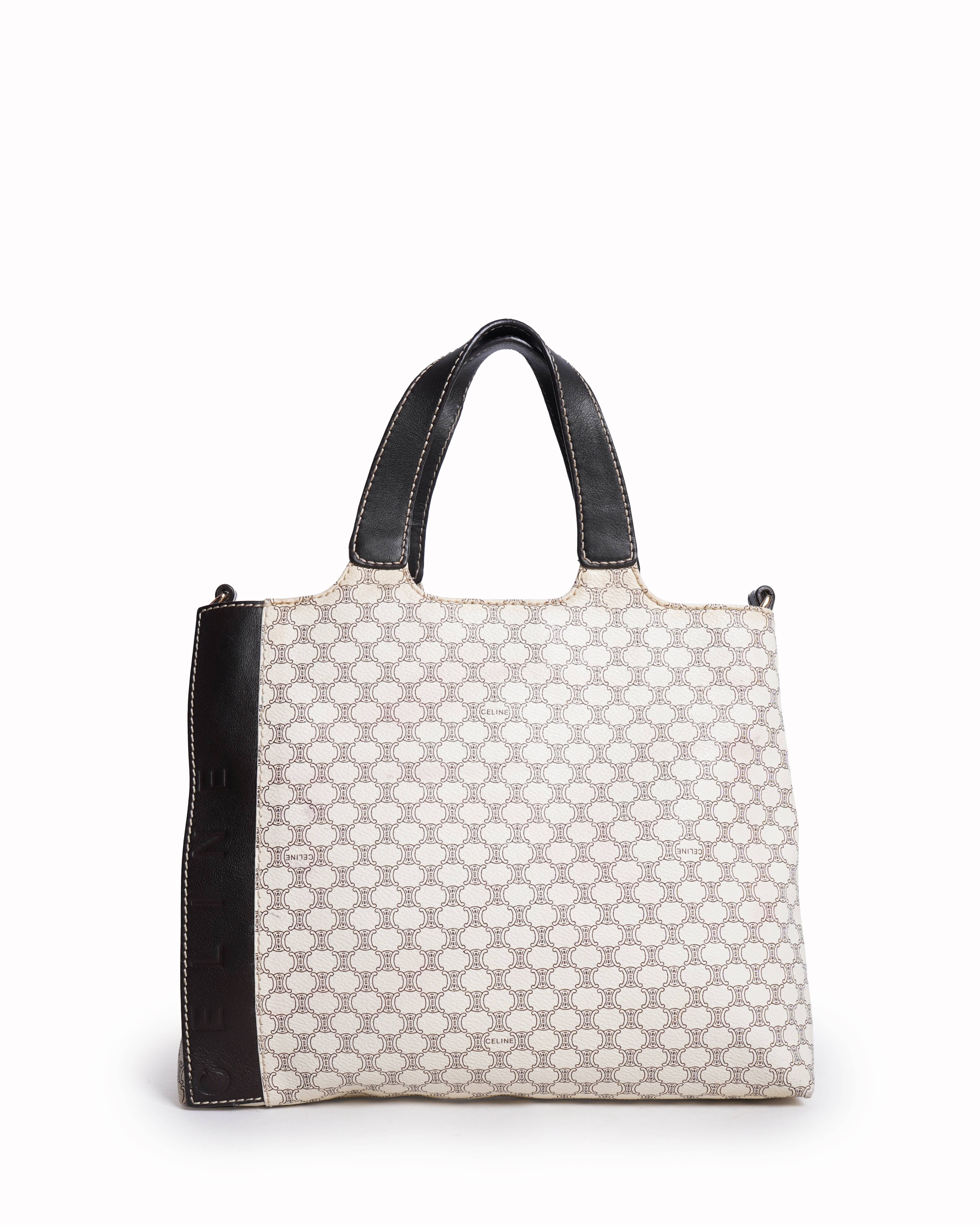 Celine Macadam Canvas & Leather tote bag