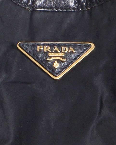 Prada Tessuto Black Nylon Top Handle Bag