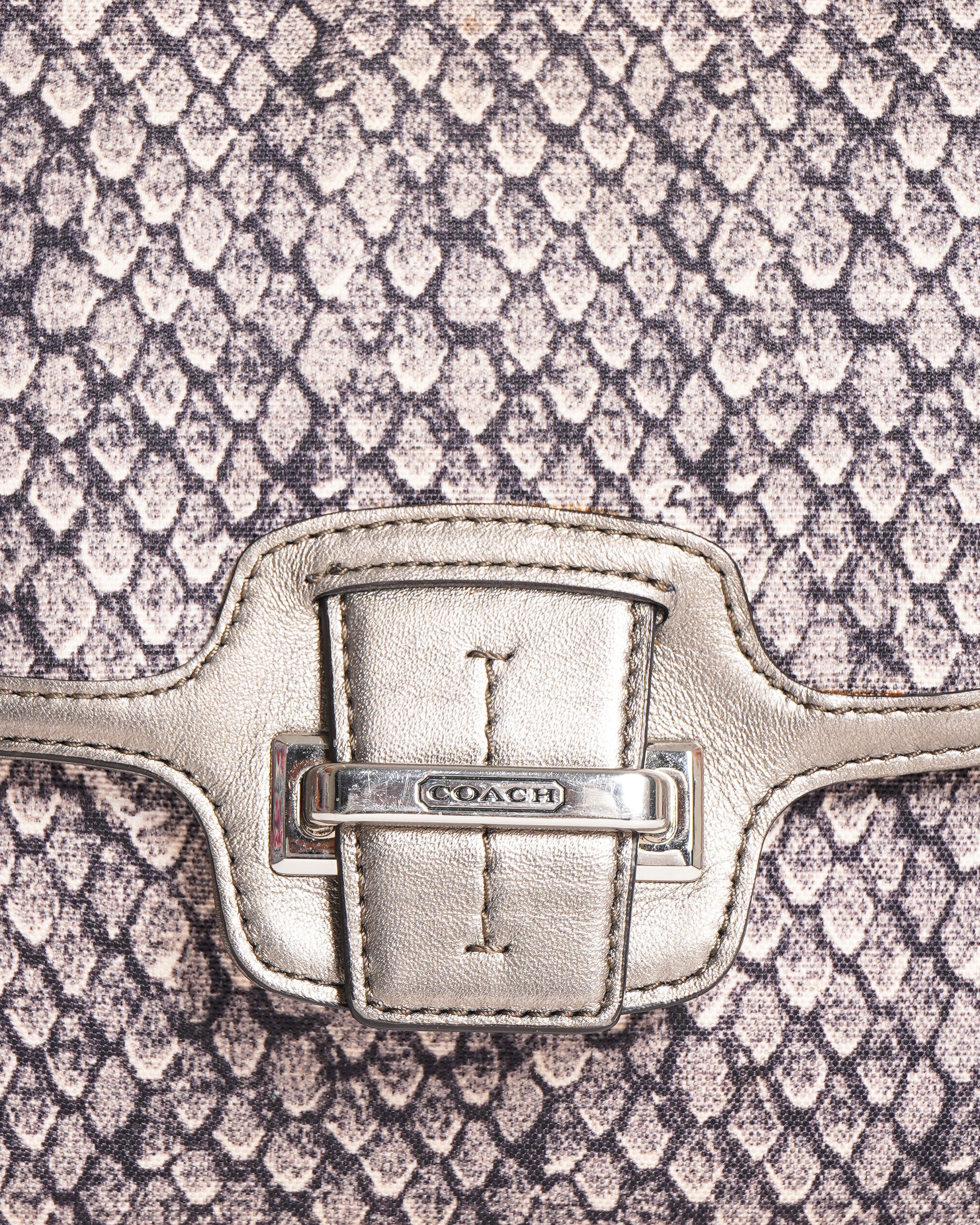 Coach taylor snake flap crossbody bag