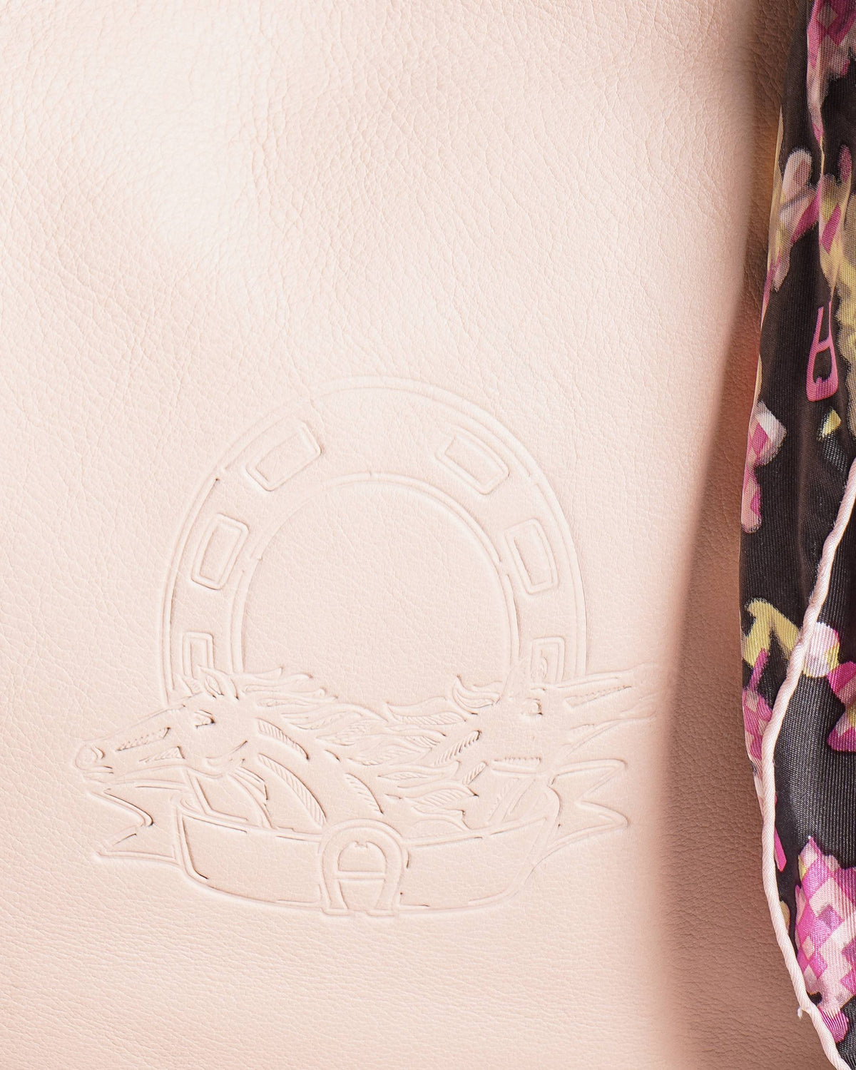 Aigner Heritage Leather Hobo Bag