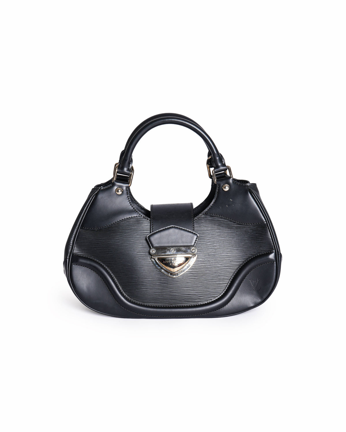 Louis Vuitton Epi Leather Sac Montaigne Handbag in black