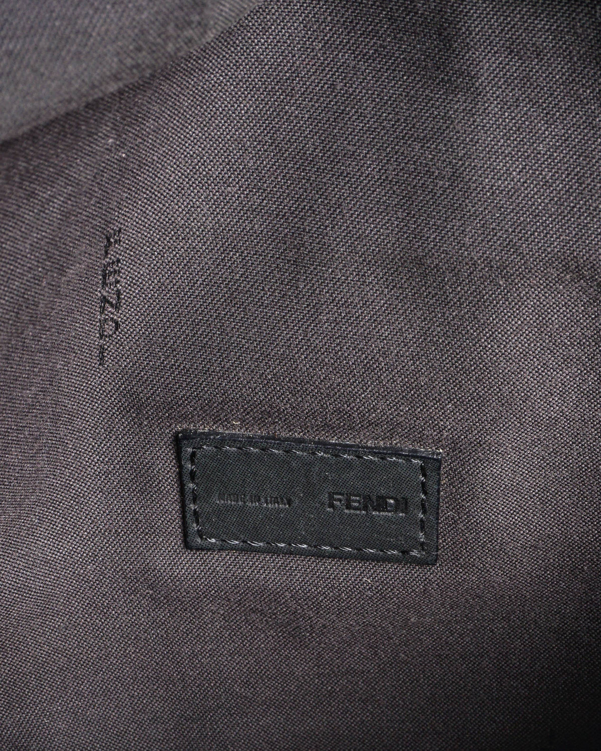 Fendi Black Nubuck FF Flap Crossbody Bag