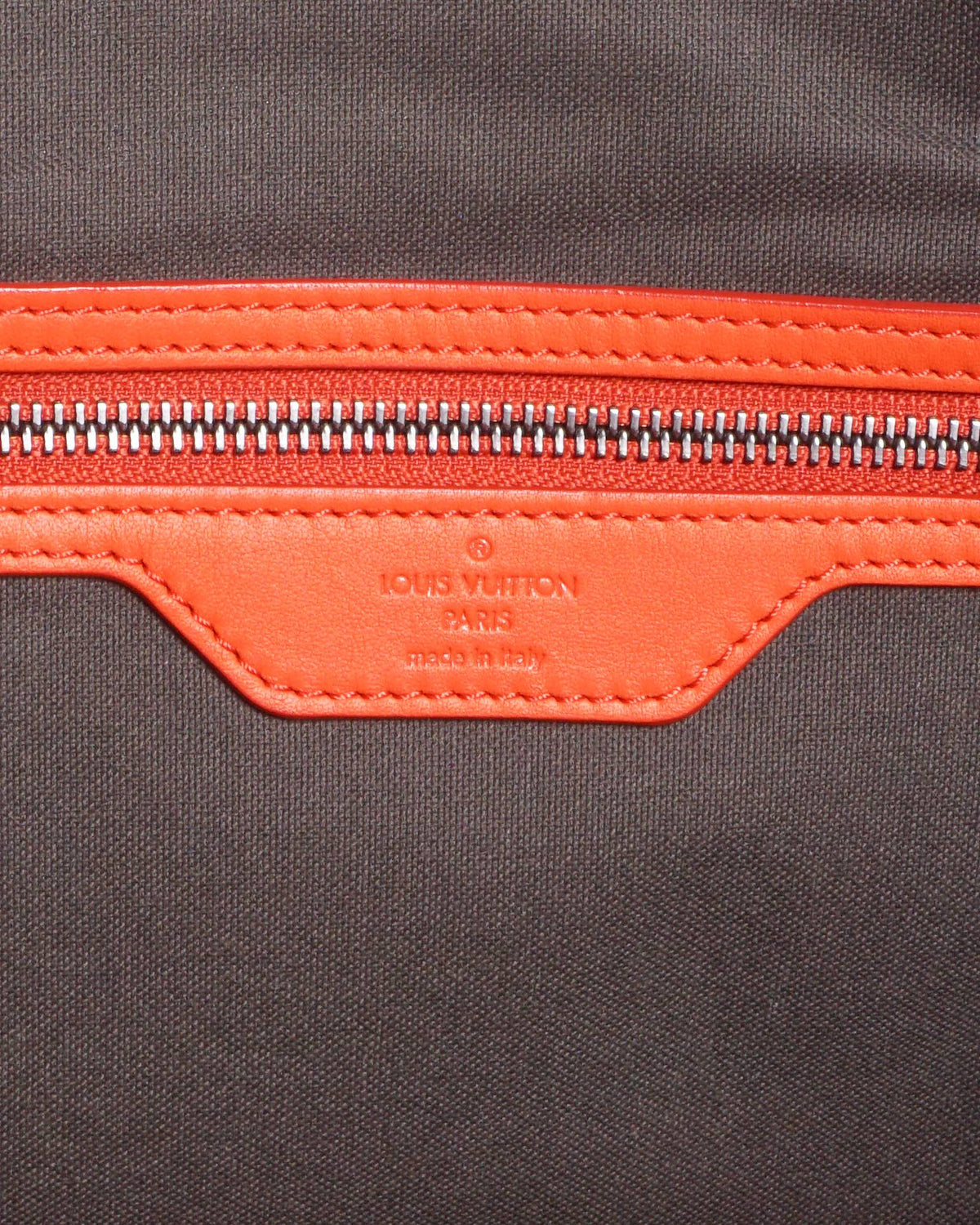 Louis Vuitton Red Damier Infini Leather Keepall Bandoulière Bag