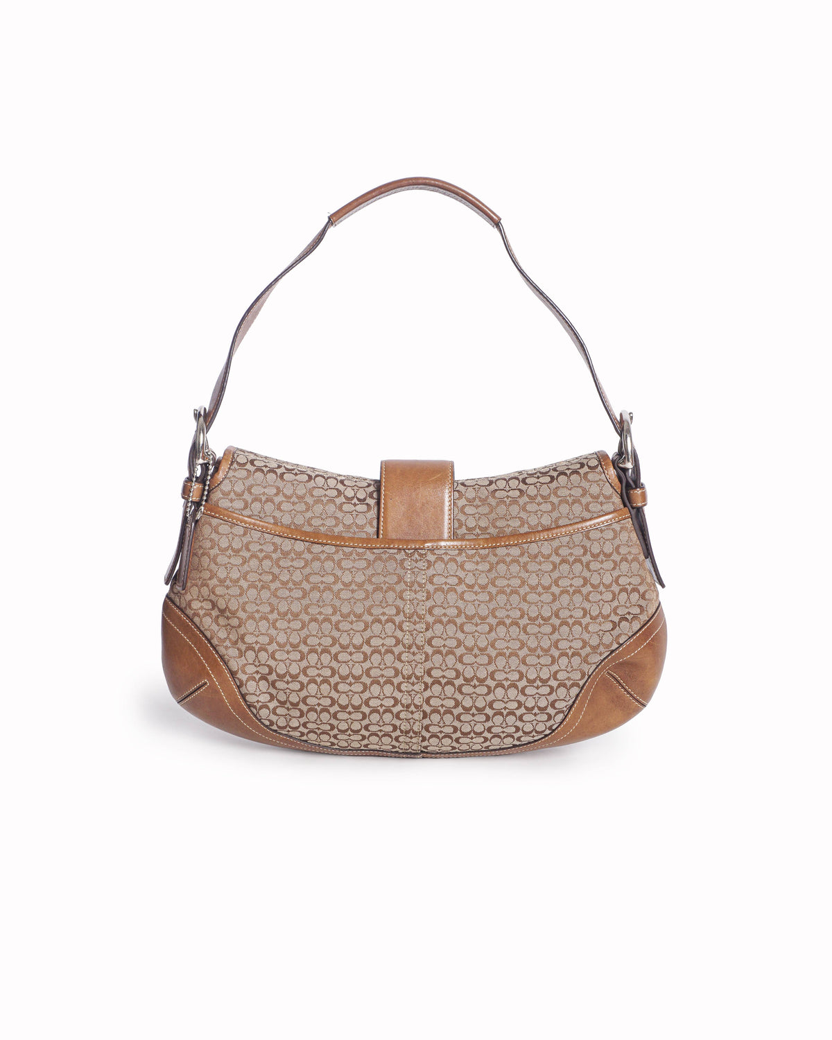 Coach Soho Signature Canvas Flap Shoulder Bag
