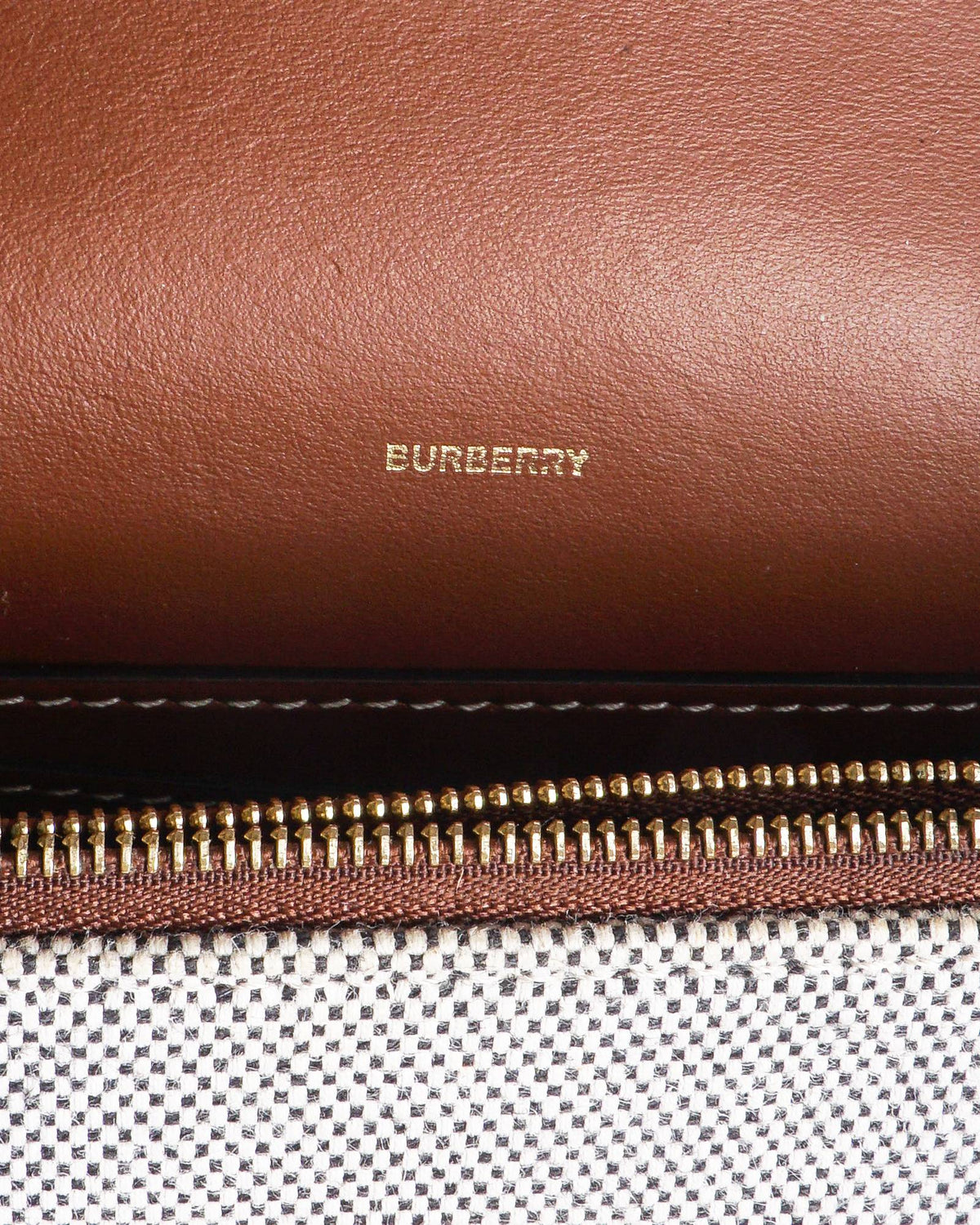 Burberry Horseferry Print Canvas & Leather Crossbody Bag