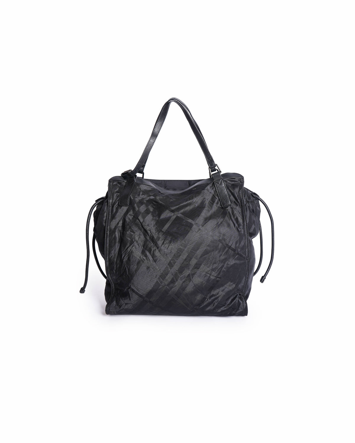 Burberry Black Nylon and Leather Buckleigh Tote