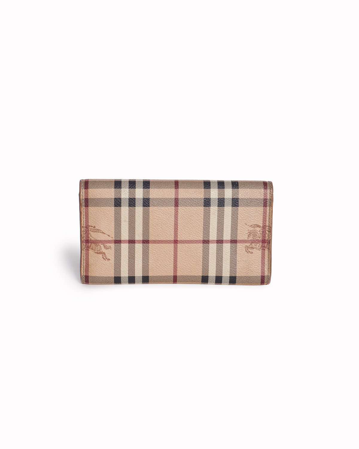 Burberry Haymarket Check Continental Flap Wallet