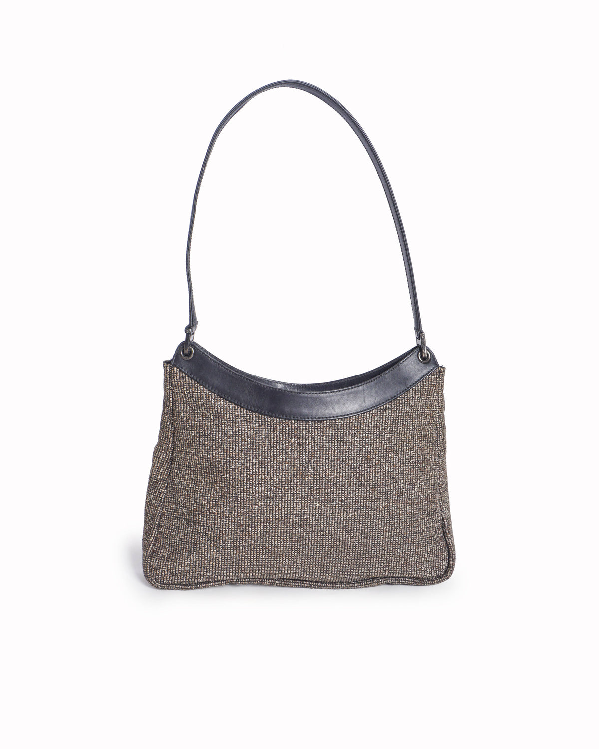 Bally Mesh Tweed Shoulder Bag