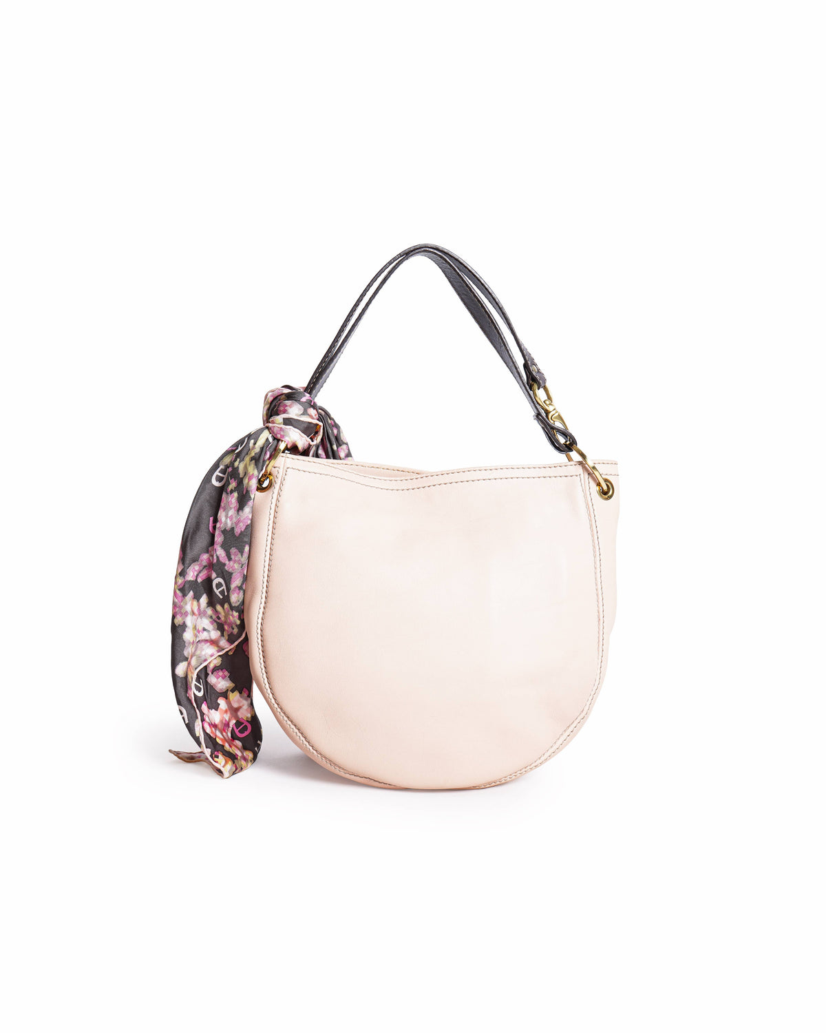 Aigner Heritage Leather Hobo Bag