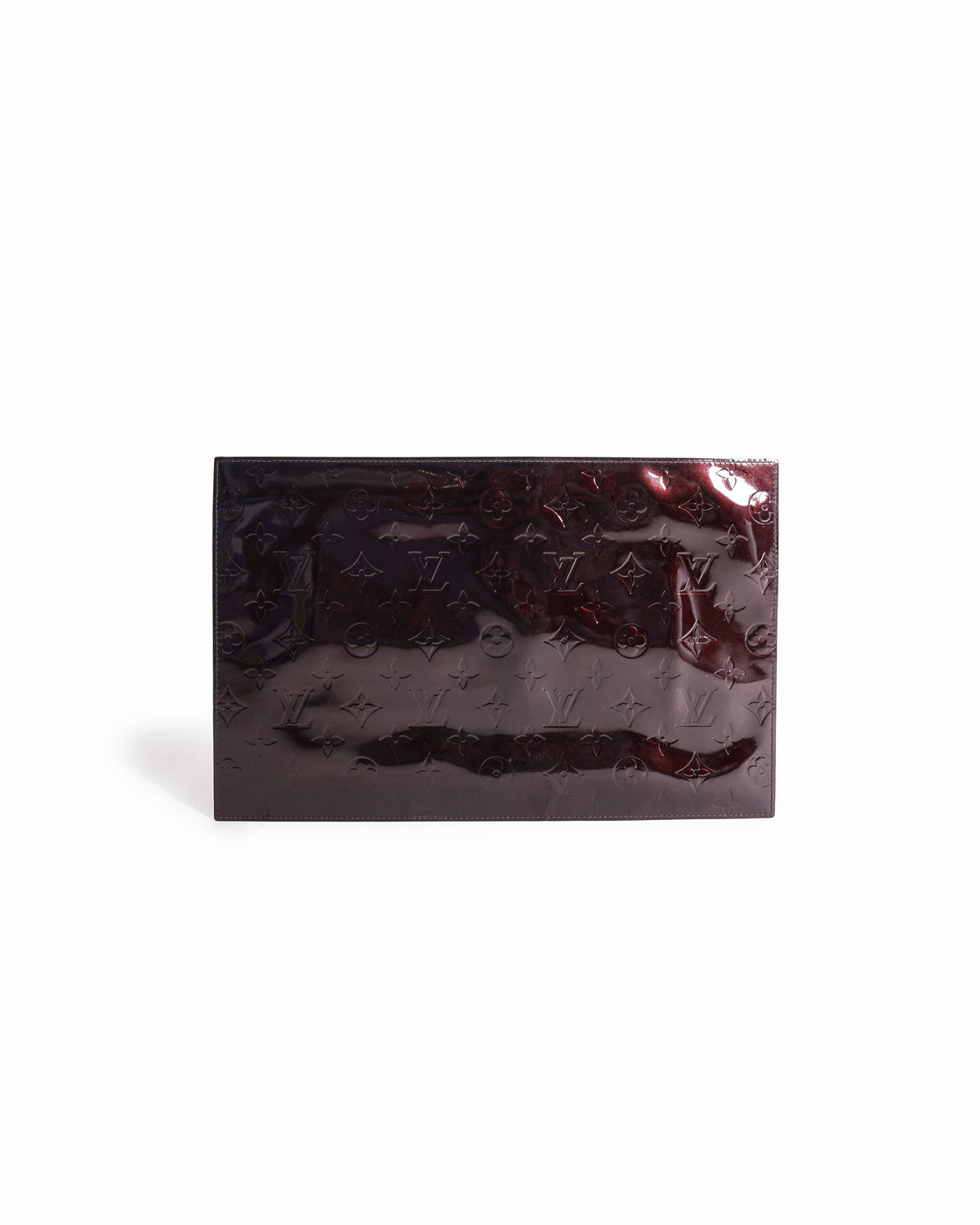 Louis Vuitton Amarante Monogram Vernis Pershing Square MM clutch