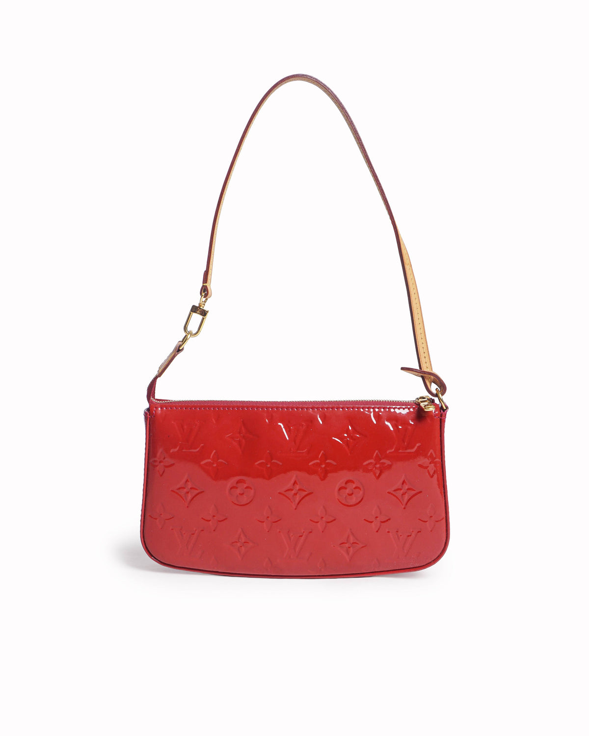 Louis Vuitton Red Monogram Vernis Lexington Pochette