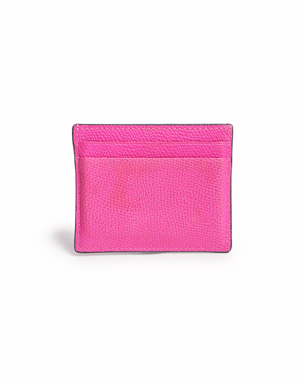 Valentino Garavani Fuchsia Pink VLogo Signature Card Holder