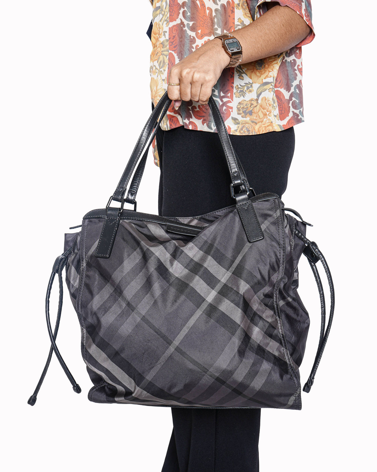 Burberry Buckleigh Nylon Tote Bag