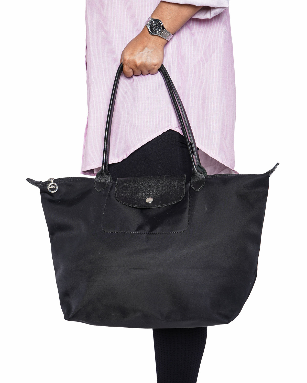 Longchamp Le Pliage Tote Bag in Black