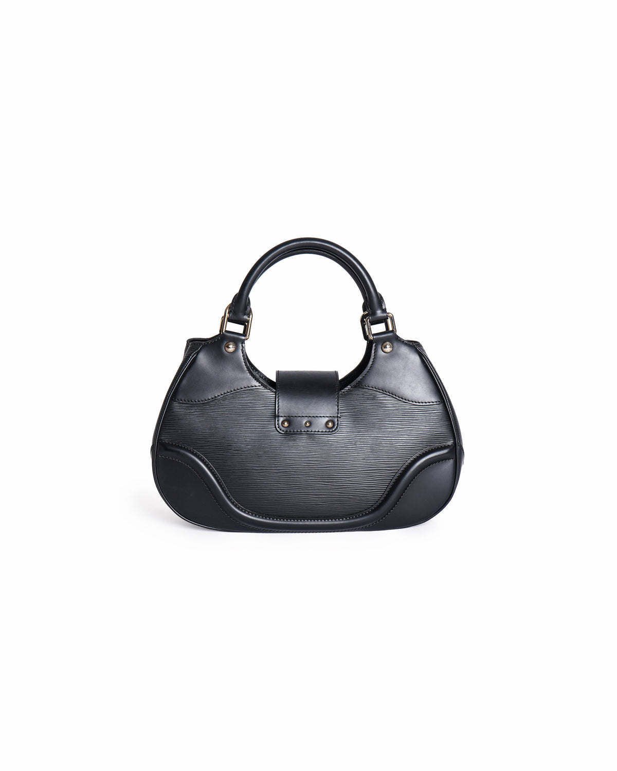 Louis Vuitton Epi Leather Sac Montaigne Handbag in black