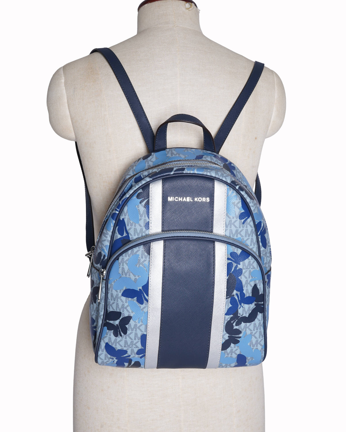 Michael Kors 
Butterfly print backpack in blue