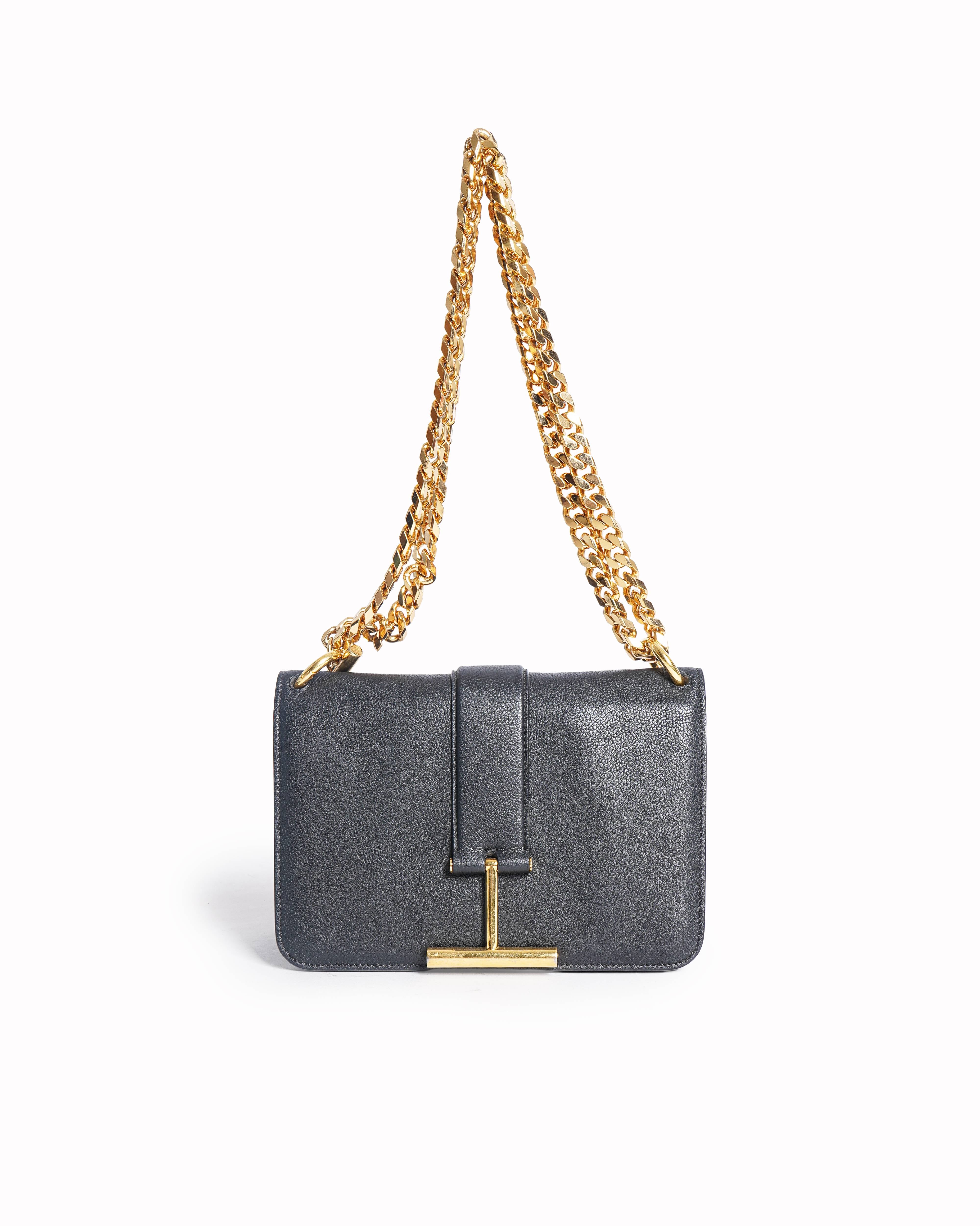 Tom Ford Icon Leather Shoulder Bag